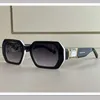 Zonnebrillenset Auger Vintage Topkwaliteit Luxe Dames Koreaanse versie Metalen randloze gradiënt zonnebrillen tinten UV400