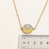 Luxury Love Pendant Necklace 18K Gold Plated Designer Designer Necklace High End Brand Jewelry Long Chain Luxury Vintage Spring Present Letter Necklace ZG1311