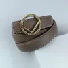 Luxury Designer Belt Fashion Women Leather Belt Width 2.5cm 1.3cm Classic Vintage Letter Buckle With Dress Small Suit Accessories Thin Belt