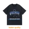 Mens Designer T Shirts Top Level Version T-shirts mönster Print design mode streetwear tröjor avancerat tyg broderi t shirt kvinnor tees plus size