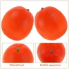 Party Decoration 5 Pcs Fruit Model Household Decor Fake Fruits Artificial Simulation Oranges Faux Ornament Models Desktop