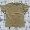 T-shirt da uomo New Style Carattere ambiguo Stampa T-shirt Cavempt Uomo Donna Cotone Vintage Washed Batik Brown Charcoal Grey Cav Empt C.E Tee