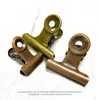 4 Size Retro Round Metal Grip Clips Bronze Bulldog Clip Metal Ticket Paper Clip For Tags Bags Office Wholesale bb0407