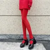 5 PCセクシーな靴下2022新しいレッドパンストの女性年赤い靴