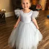 Girl Dresses Flower Dress Wedding Princess Tulle Evening Gown Birthday Party Prom Ball Pageant Special Occasion Poshoot Wear