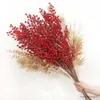 Weihnachtsdekorationen, künstlicher Blumenstrauß mit roten Beeren, künstliche Pflanze für Zuhause, Vasendekoration, Weihnachtsbaumschmuck, Neujahr 2023, Party, Weihnachtsdekoration, R231107