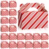 Christmas Decorations Gift Boxes With Lids Boxesand Red Ribbon Themed Pattern Small For Presents Gifts Easy Assemble Drop Delivery Ottdf