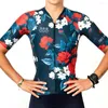 Vestes de course Maillots de cyclisme à manches courtes pour femmes Ciclismo Maillot Mujer Vélo Chemise respirante à séchage rapide Camisa De Time VTT