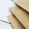 100 stuks open top vacuümzakken kraft bruin papier pakket tas heat seal klep verpakking zakken voedsel opslag verpakking pouch Hncrk