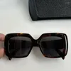 Sunglasses Fashion Square For Women 2023 Black High Quality Designer UV400 Sun Blind