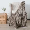 Blankets Fuzzy Faux Fur Thermal Soft Throw Blanket Plush Leopard Print Pattern Sherpa Microfiber For Bed Couch Kids Cover