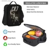 حقائب الظهر Cristiano Ronaldo CR7 Backpacks Boys Girls Bookbag Counts School Acags Cartoon Kids Rucksack Lunch Bag Bag Bag ثلاث قطع مجموعة Q231108