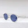 Sunglasses Luxury Vintage Fashion BLACKSUIT Retro Round Ultralight Pure Titanium-Acetate Frame TAC Lens Women Man High Quality