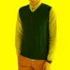 Men's Vests Mens Sweater Vest Men Gilet Homme Vintage Korean Knit Chandail Pull Sans Manche Comfort FashionMen's