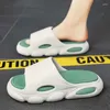 Тапочки на танкетке, женские резиновые сандалии номер 6, оригинальные брендовые теннисные женские туфли 2023, стиль носков на каблуке