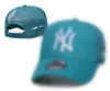 Modedesign brev new york män hattar baseball cap boll mössor för man kvinna justerbar hink hatt mössor kupol toppkvalitet n-5