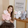 Jouets en peluche lapin mignon de 30cm, Animal en peluche, jouets pour bébé, poupée, jouet d'accompagnement pour le sommeil, porte-clés de 15cm, cadeaux pour enfants