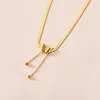 Pendentif Colliers Dainty Chic Coeur Papillon Monnd Collier Pour Femme En Acier Inoxydable Plaqué Or 18K Chevrons