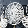 Decorative Figurines 5pcs/set Feathers Dream Catcher Handmade Wall Hanging Home Living Room Bedroom Garden Decoration (no Light And Wood