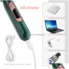 Other Home Garden Wireless Charging Heating Film Straight Hair Comb Usb Negative Ion Mini Electric Drop Delivery 2 Dhsiq