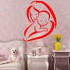 Naklejki ścienne Cocoply Mom and Baby Decor Matnal Love Decorathe Dekoracja pokoju dziecięcego samoprzylepna wodoodporna naklejka sztuki