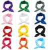 NYA 8st Lovely Bunny Ear Headband Scarf Hair Head Band Cotton Bow Elastic Knot pannband Rabbin Babithårtillbehör Shipp4039488