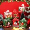 Christmas Decorations 3D Gift Boxes Cookie Treat Box Favors Tree Decoration Goody For Candy Kids Party Sweaters Drop Delivery Otmft