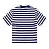 Mens Designer T Shirts Women tshirts Striped Loose Short Sleeve T-shirt Couple Tee Summer Top