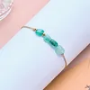 Perle di pietra naturale fluorite ametista Dodici costellazioni intrecciano bracciale braccialetto regalo con carta energetica colorata fatta a mano in cristallo