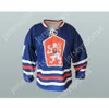 JERSEY DE HOCKEY DEL EQUIPO NACIONAL DE CHECOSLOVAQUIA personalizado con costura superior S-M-L-XL-XXL-3XL-4XL-5XL-6XL