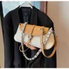 أكياس مسائية Haex Fashion Trend Women's Patchwork Ladies Underarm Bolso Mujer Korean Style الأنيقة الأنيقة البوليساس اليومية