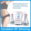 Machine amincissante à cavitation ultrasonique 80K pour réduire le poids à usage domestique, élimination de la cellulite par radiofréquence RF, raffermissement de la peau, lifting du visage, modelage du corps, sculpture