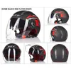 Motorcycle Helmets GXT Helmet Summer Open Face Dual Lens Moto Electric Bicycle Scooter Motorbike Casco