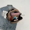 Backpack Style School Bags 2023 Simple Back Pack PU Backpack For Women Soulder Bags Teenagers Girls Color Backpackscatlin_fashion_bags
