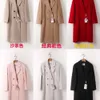 M Family Classic 101801 Высококачественное женское осенне-зимнее пальто из кашемировой шерсти, облегающее двустороннее пальто на выбор женщин