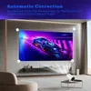 Projectors Hy300 Projector 4k HD Android 11 WiFi Dual 6.0 120 ANSI BT5.0 1080P 1280*720P CINEMA Outdoor Projector