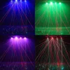 Lumières à tête mobile LED 8X3W RGBW Spider, lumière à tête mobile 3 en 1, bande d'effet LED, lumière stroboscopique, contrôle DMX, lumière Laser Dj pour Disco