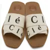 Fashionable designer sandals cork flat bottoms fashionable summer the most popular beach classic womens slippers