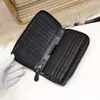 men BU top original single-layer cowhide woven bag clutch bag 1:1 high-quality zipper wallet 5A designer bag original wallet card holder high-quality manufacturer