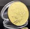 Arts and Craft Gold and silver coins Children's gift Tooth Fairy commemorative coin