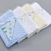 Cobertores de algodão bebê cobertor nascido infantil swaddle nap recebendo carrinho envoltório cama bk013