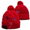 Phillies Bonnets Bobble Chapeaux Baseball Ball Caps 2023-24 Créateur de mode Chapeau de seau Chunky Knit Faux Pom Beanie Noël Sport Bonnet en tricot A0