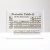Acryl-Periodensystem der Elemente Anzeige für Kinder, die Geburtstagsgeschenke des Lehrers unterrichten, Chemisches Element, Anzeigekarte, Heimdekoration T200703