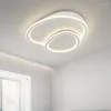 مصابيح السقف غرفة المعيشة الحديثة مصابيح LED لشكل شمالي غير منتظم ذكي باهتة ديكور ديكور المنزل