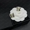 2023 marca placcato oro 18 carati designer doppie lettere stud clip catena geometrica lusso donna argento 925 strass cristallo orecchino festa nuziale gioielli