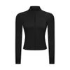 Autumn and Winter L-211 womens jackets Slim Fit Yoga Suit Long Sleeve Top Zipper Cardigan Running Fitness Suit Jacket Sports Coat