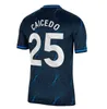 مجموعة كاملة مع الجوارب 23 24 NKUNKU JACKSON CFC Soccer Jerseys Disasi 2023 2024 Enzo Fernandez Mudryk James Sterling Cucurella Chukwuemeka Football Men Kids Ugochukwu