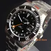 Montres-bracelets Noir Orange Cadran GMT Mingzhu Automatique 40mm Hommes Montre Saphir Verre Marques Lumineuses Bracelet Oyster Mécanique