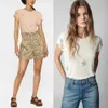 Nuova maglietta Zadig Voltaire da donna firmata Fashion Tide Slim stile classico Hot Letter Stampa vintage Casual versatile estate cotone a maniche corte Tee Polo Trend Top