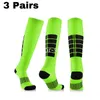 Sports Socks 3 Pairs Lot Pack Women Men Running Compression Varicose Veins Nursing Bulk Sales Sport